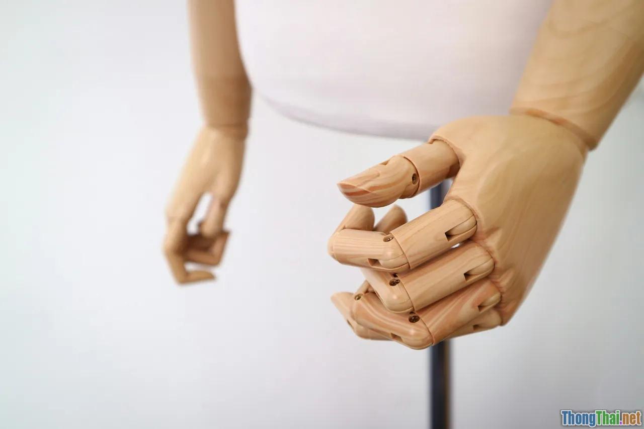 artificial intelligence, robot, human hands
