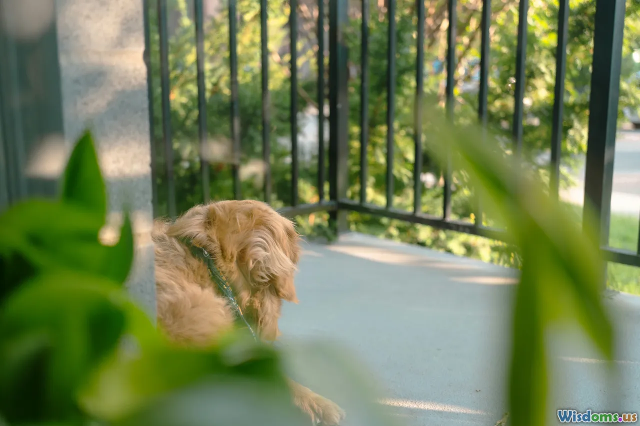 balcony, railing, height, pet