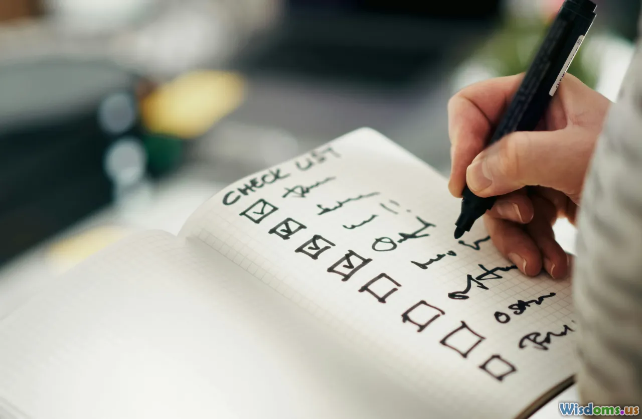 checklist, metrics, habits, clarity