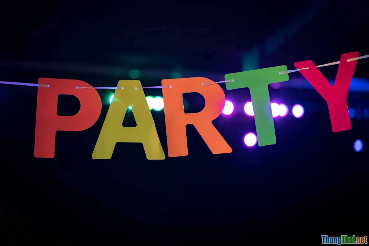 color palette, night party