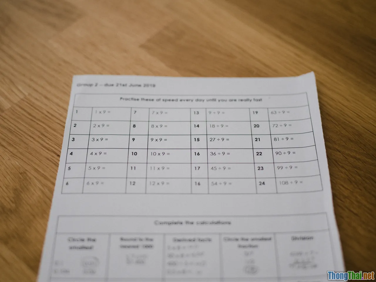 comparison table, checklist