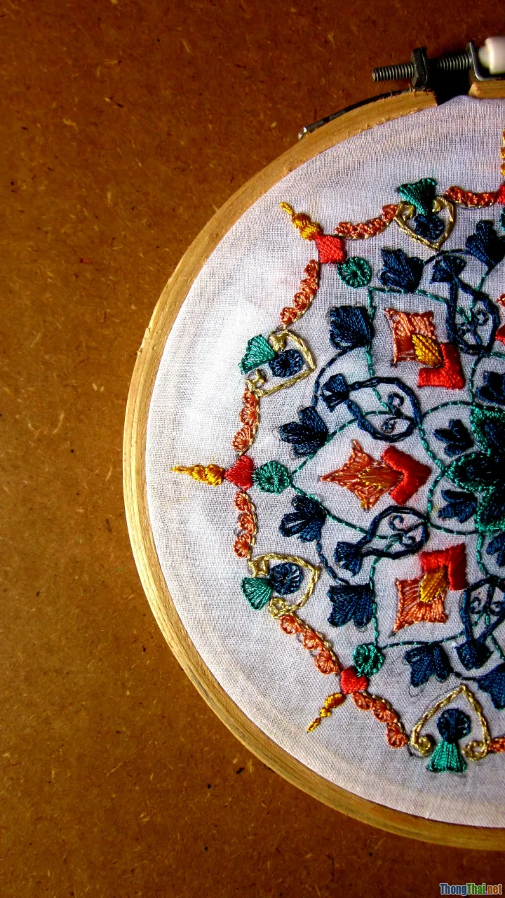 embroidery, handcrafted details, imperial design