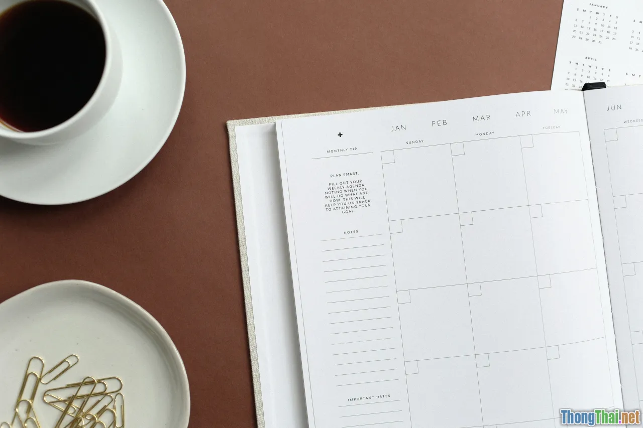 evening routine, daily review, planning