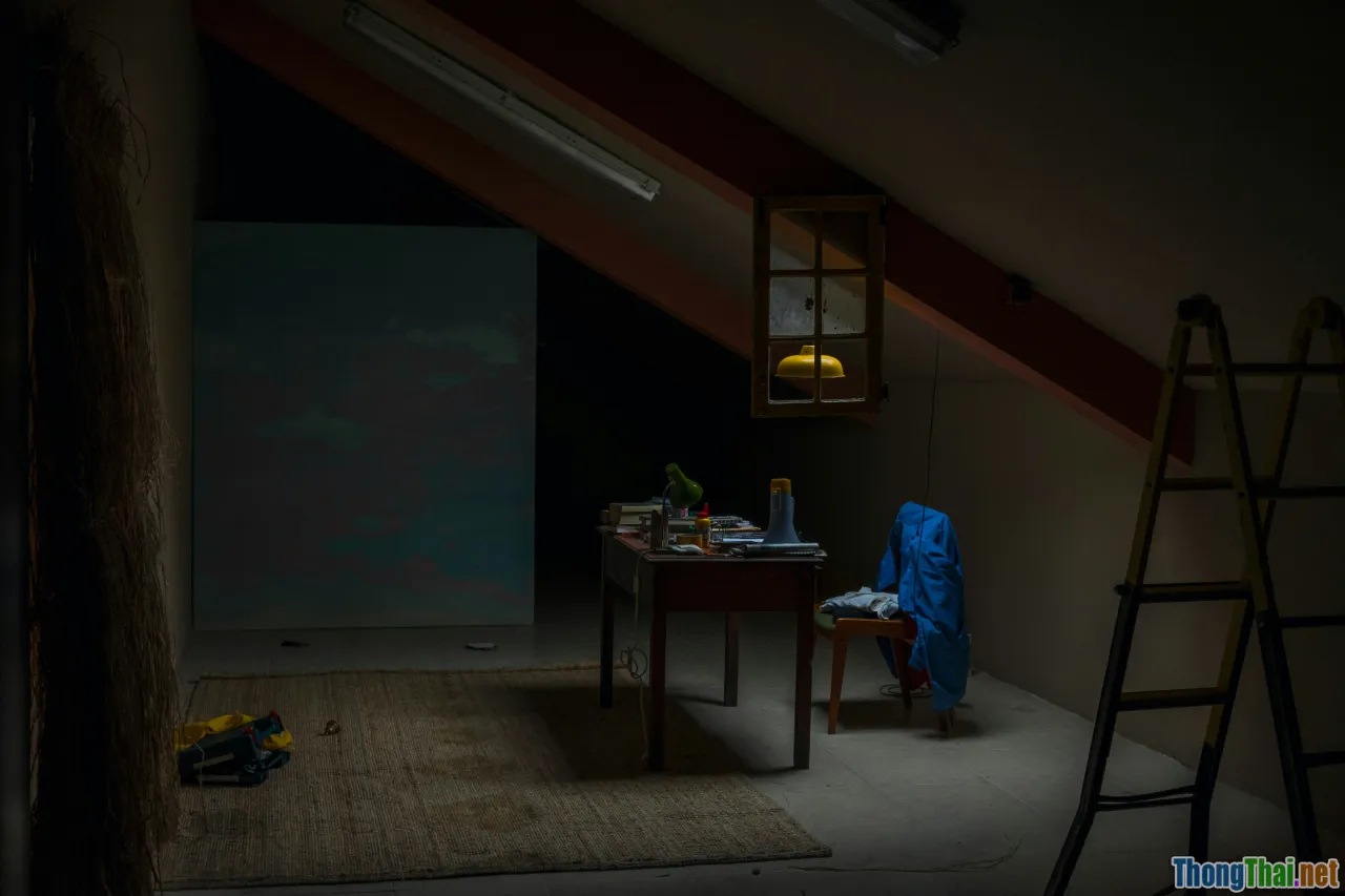 family movie night, popcorn, living room, projector