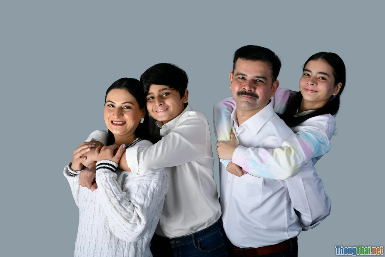 family with school children, educational insurance