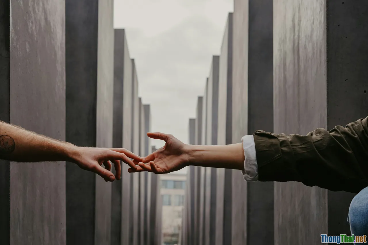 future, humanity, AI handshake