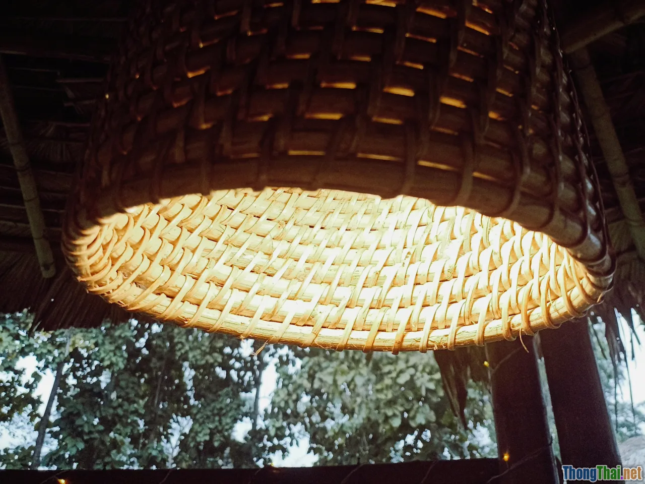 lamp shade, natural material, DIY, boho