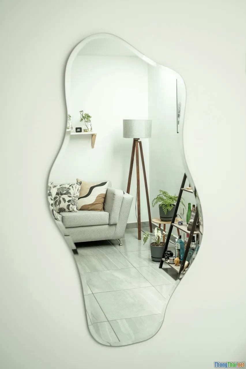 large mirror, reflection interior design