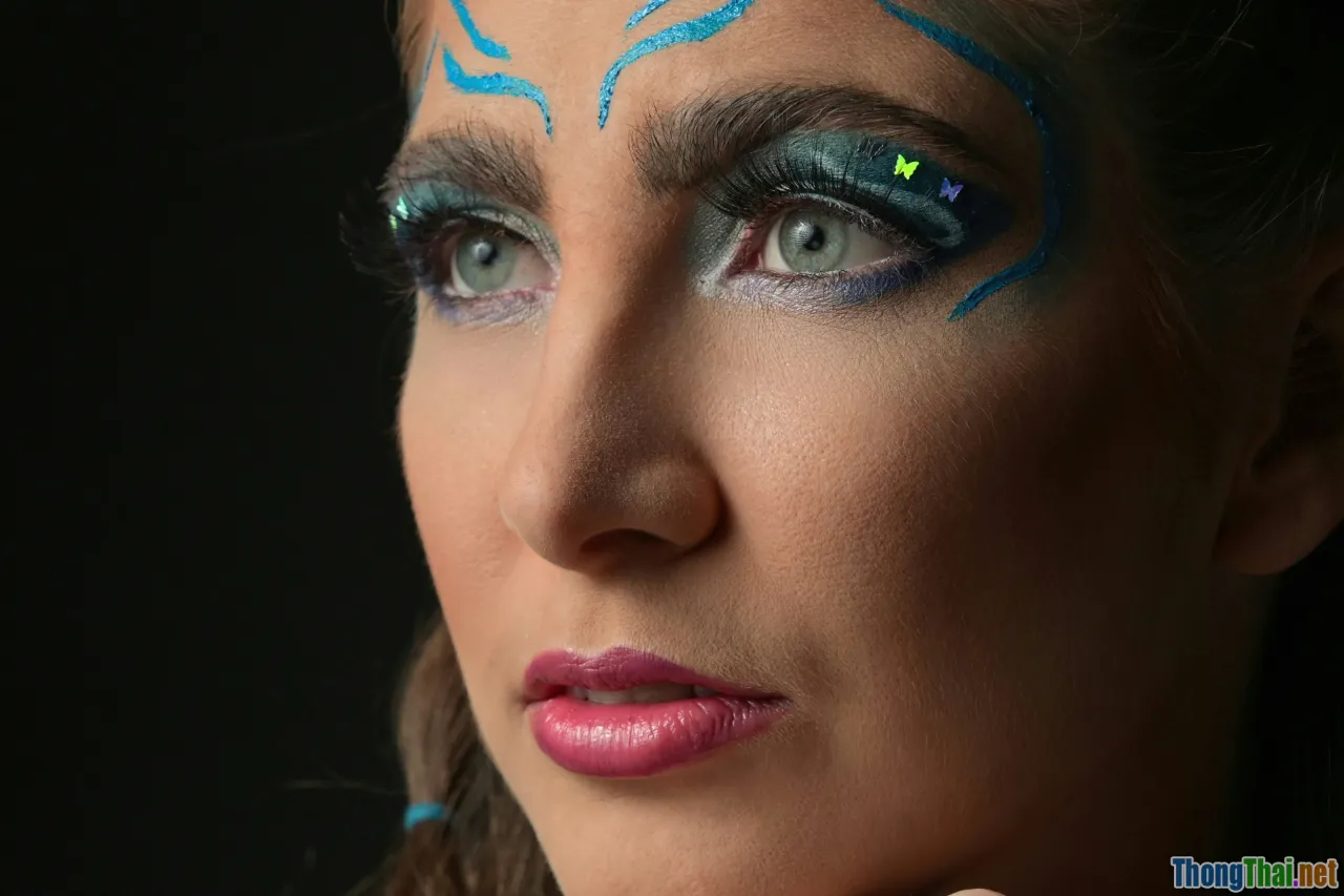 makeup artist, closeup, ancient makeup