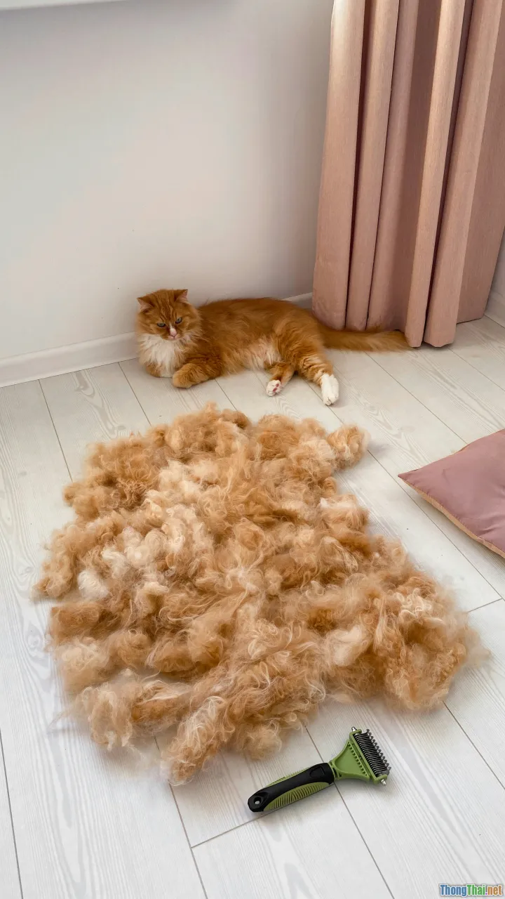 messy home, dog fur everywhere