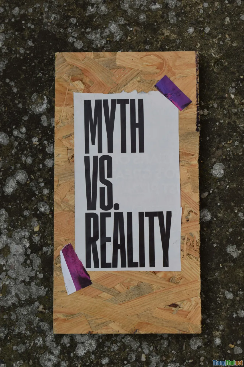 misconception, myth vs reality