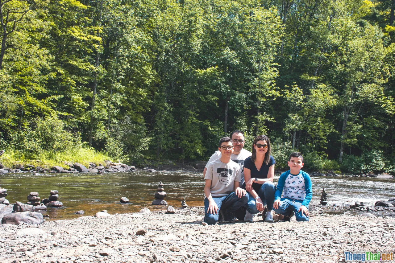 river, family, gentle, continuity