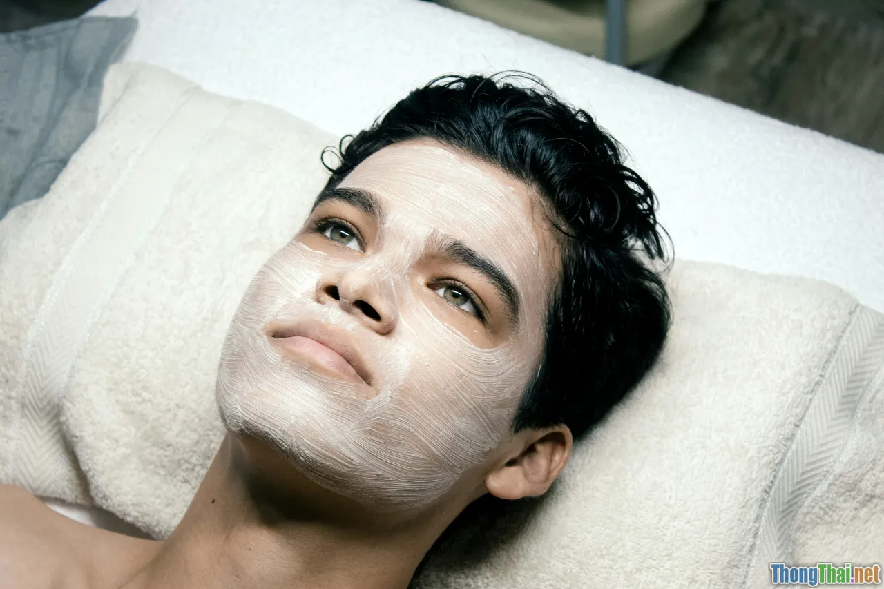 skincare routine, before and after, clean face