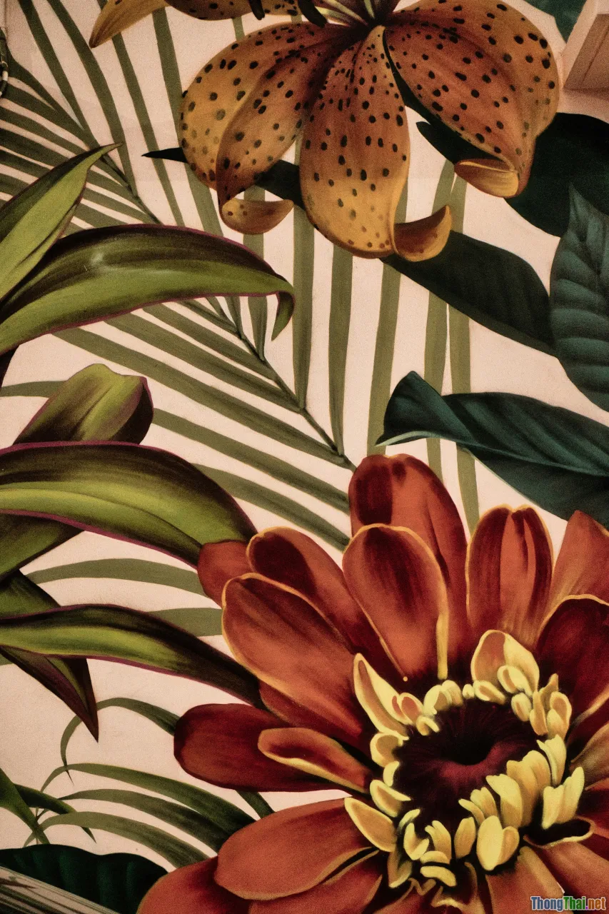 trend forecast, botanical motifs, line art, color palette
