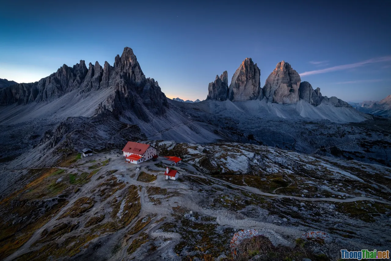 aerial view, vietnamese architecture, communal house