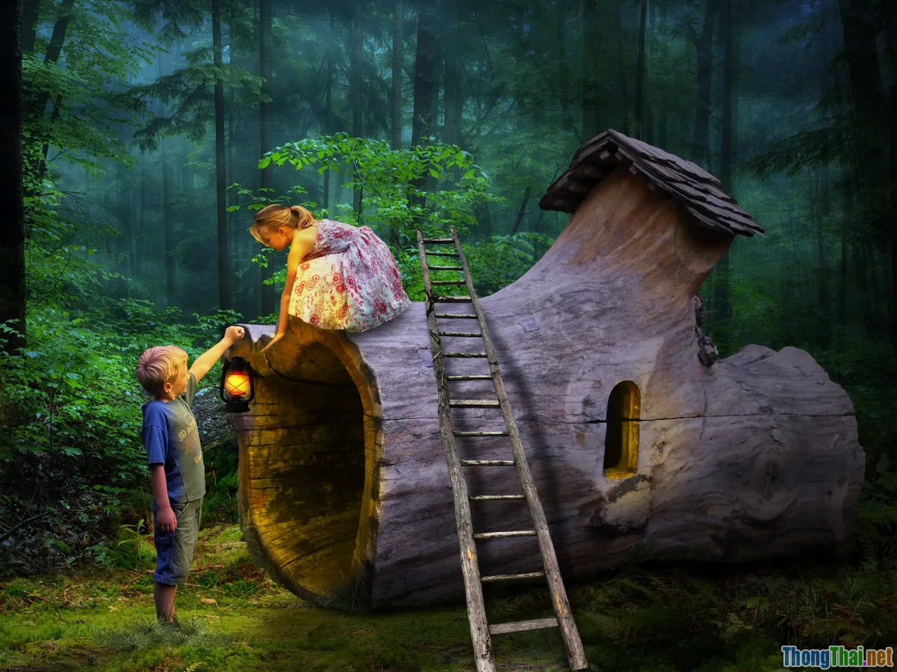 children discovery, new home, excitement