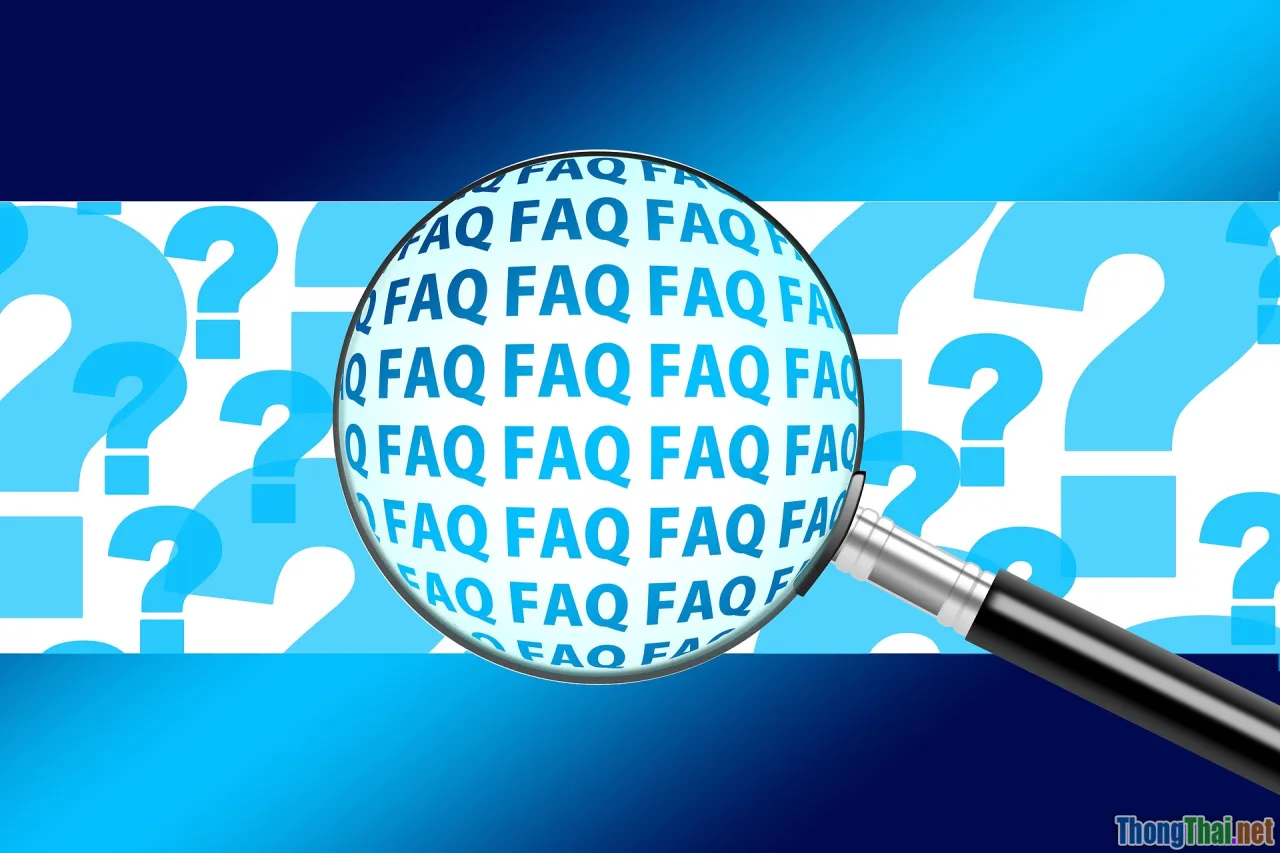 decision tree, magnifying glass, question marks