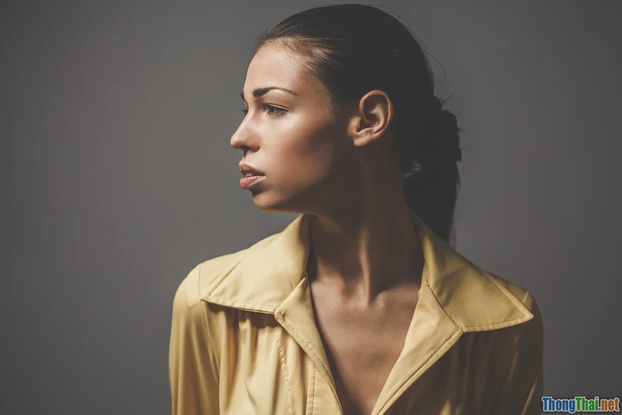 French trend, modern hairstyling, confident women