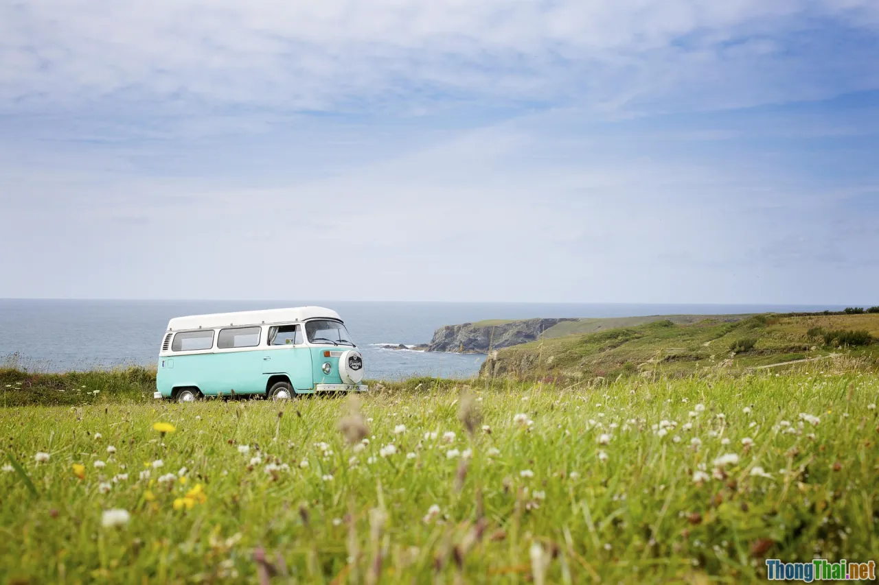 fulfilled trekker, happy camper, stunning landscape, journey reflection