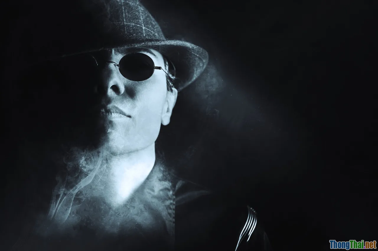 hacker silhouette, gray hat, moral ambiguity