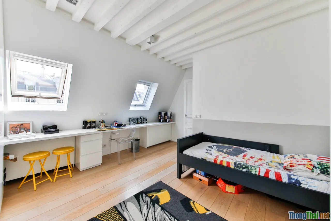 natural light nursery, bright toddler room