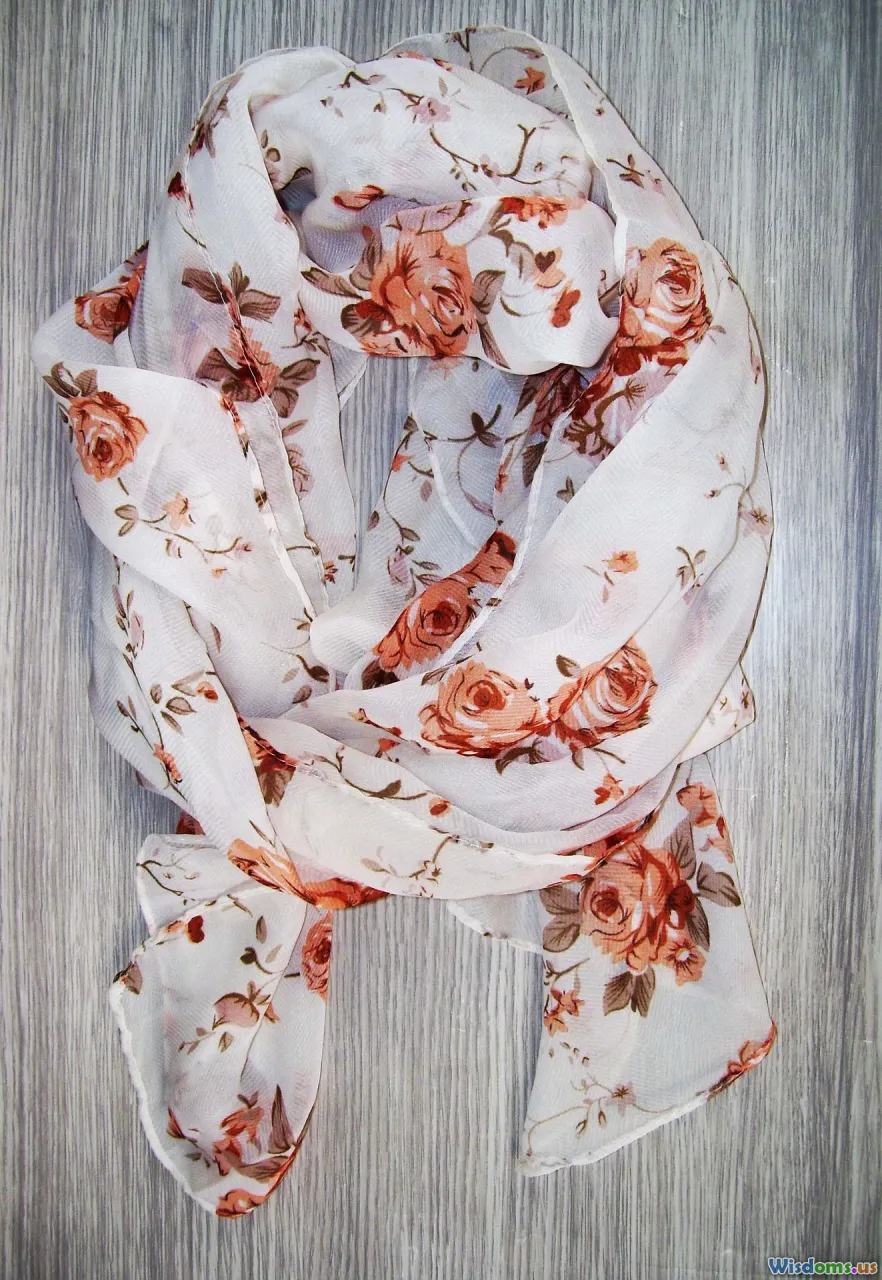 silk scarf, neckerchief