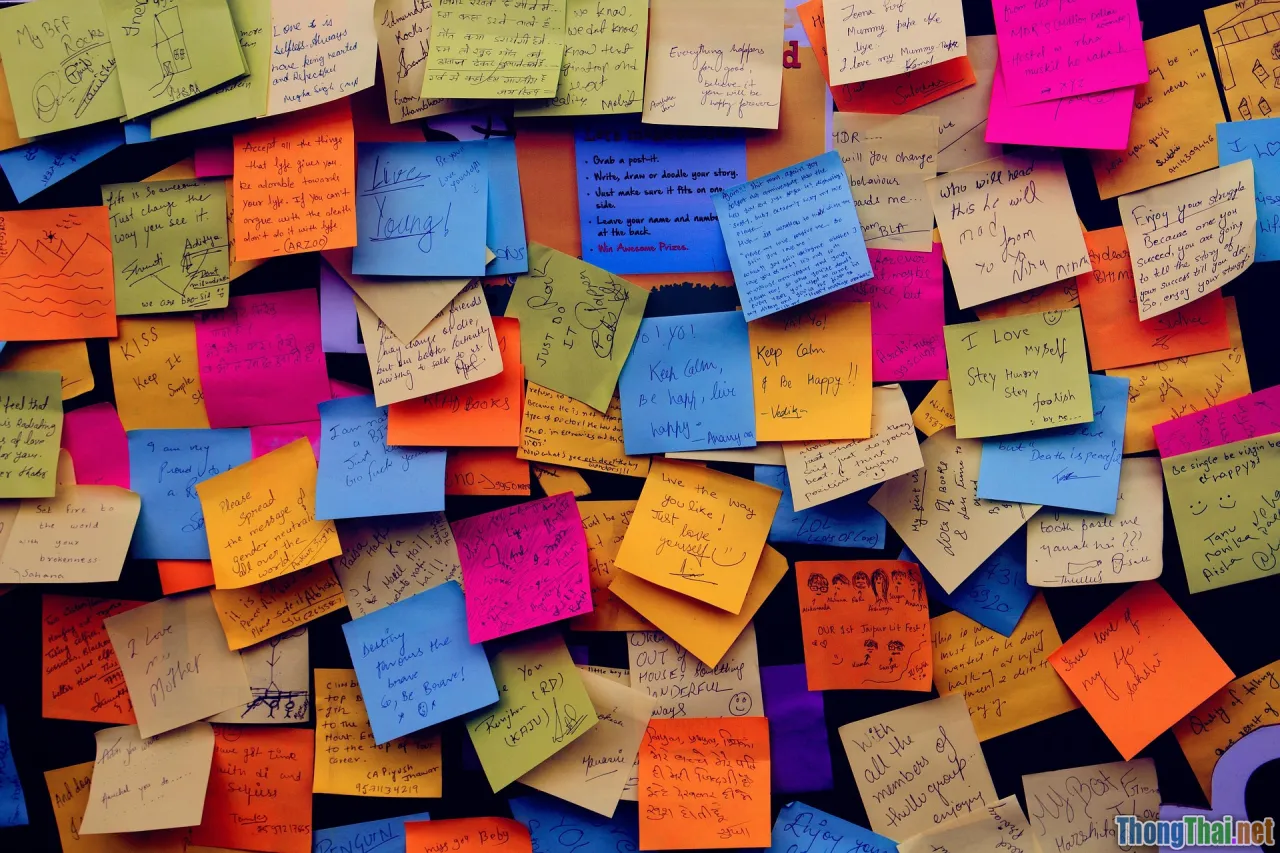 sticky notes, memory, reminder