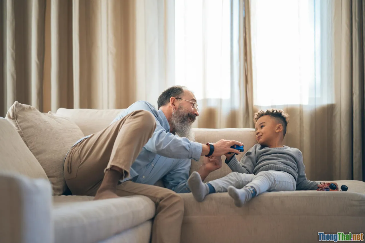 cheerful, positive, family movie night, laughter