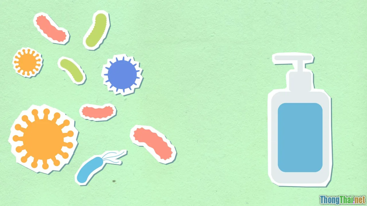 health prevention, hygiene symbol, germs