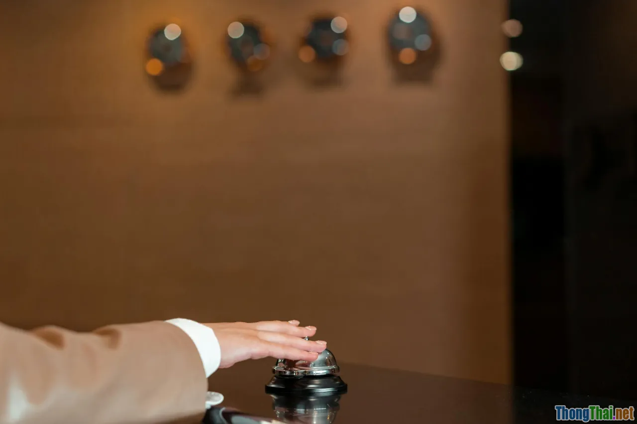 hospitality, concierge, smile, service bell