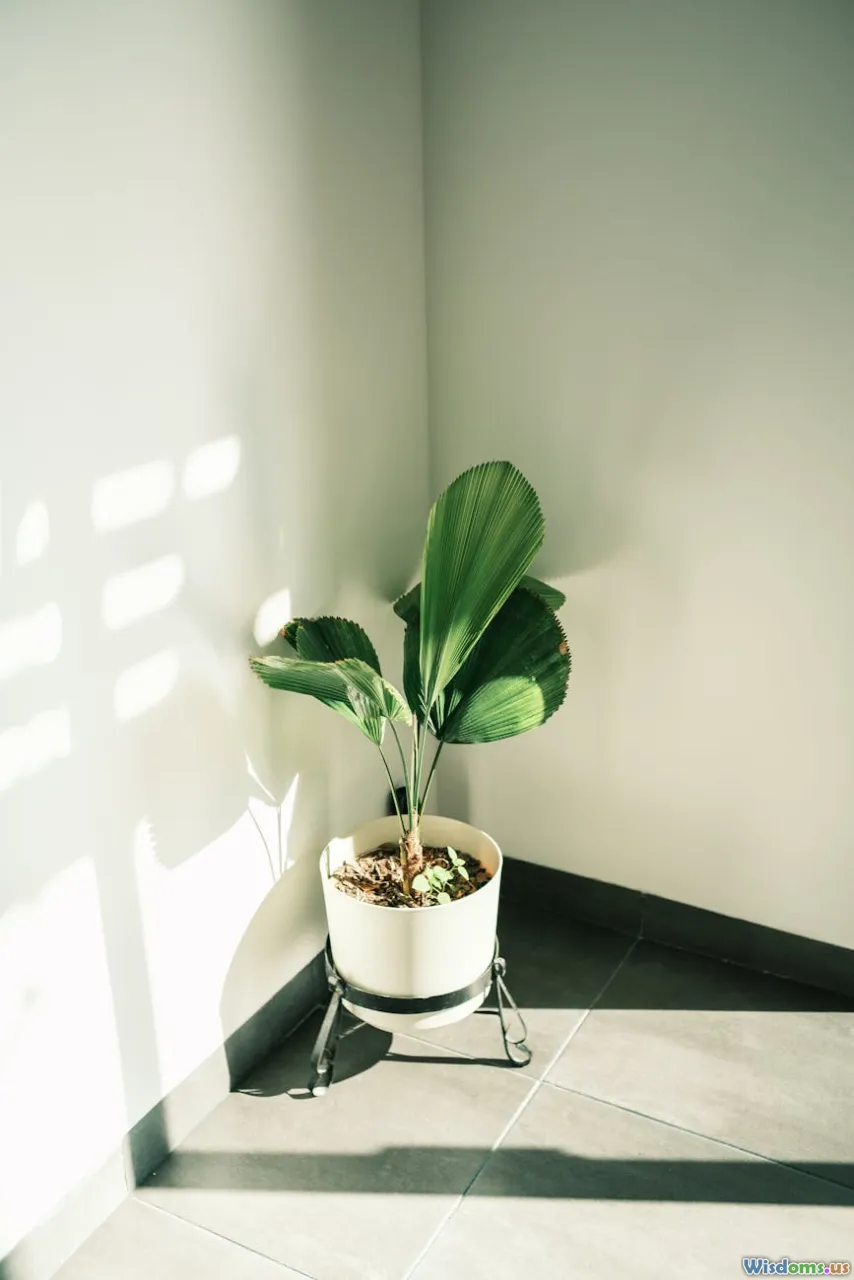 indoor plants, uplight, accent