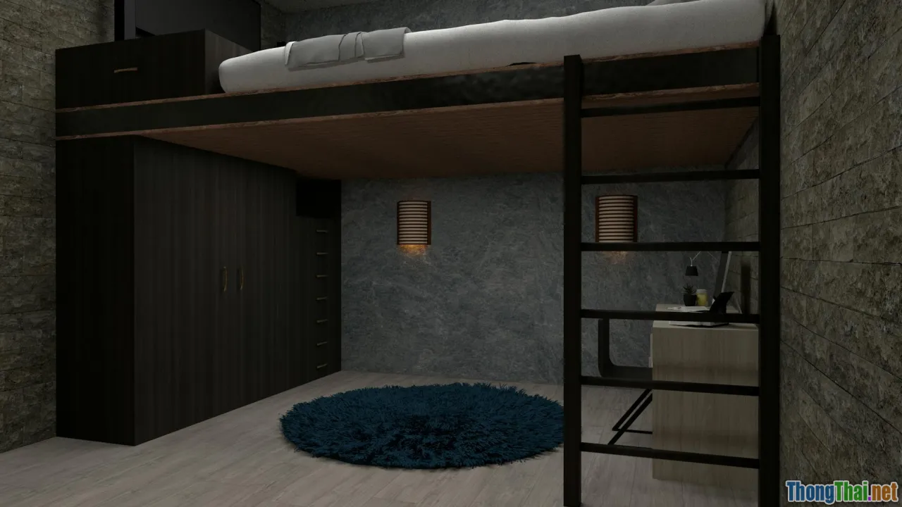 modern furniture, multifunctional bed