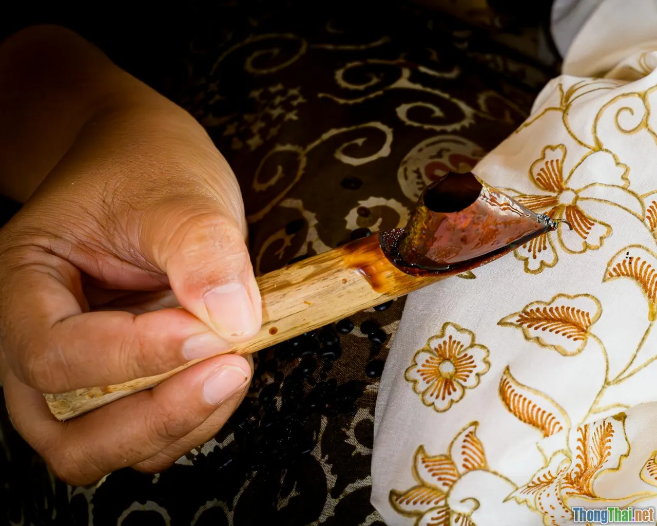 painting, decoupage, fabric