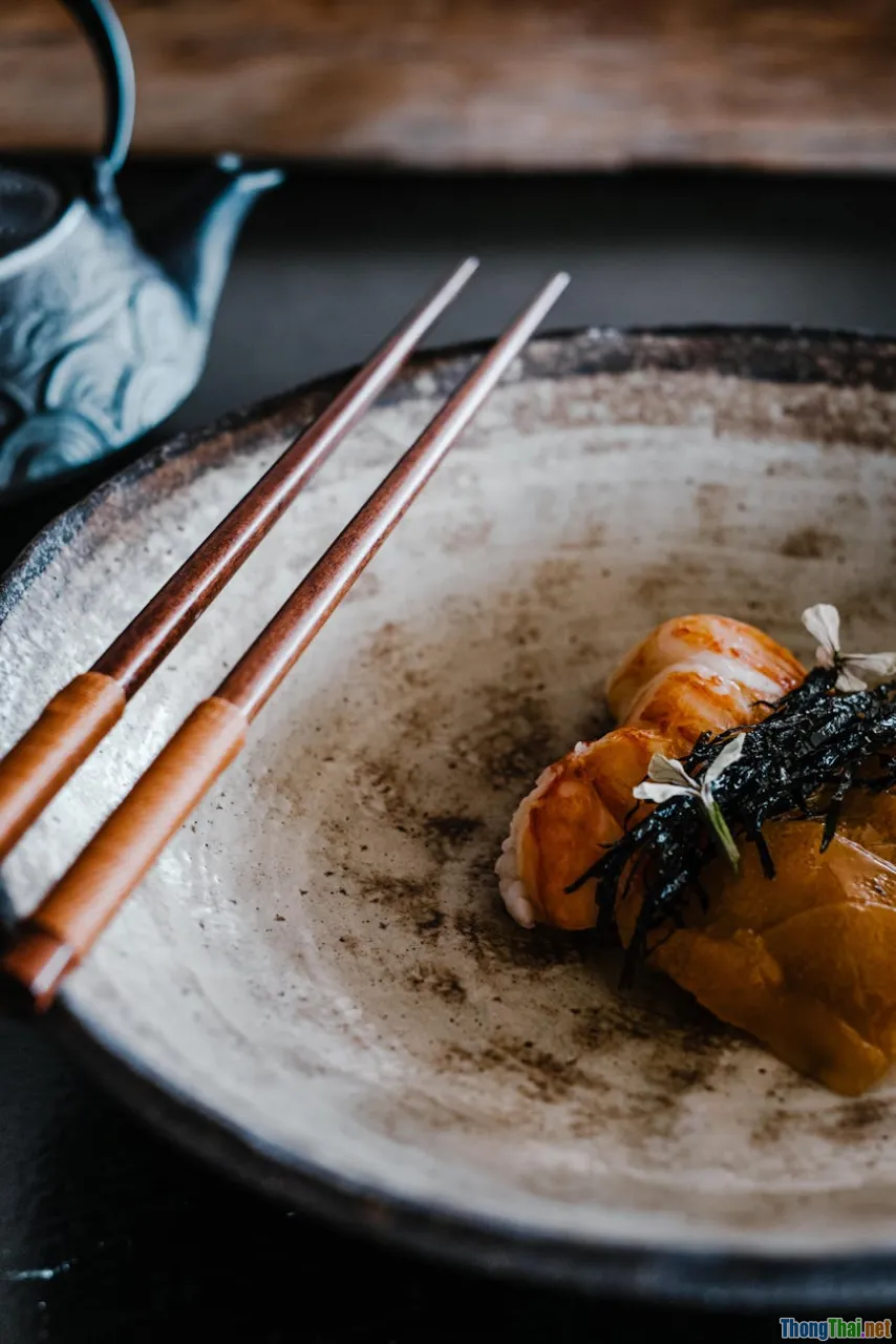 seaweed, Japanese seafood, sashimi