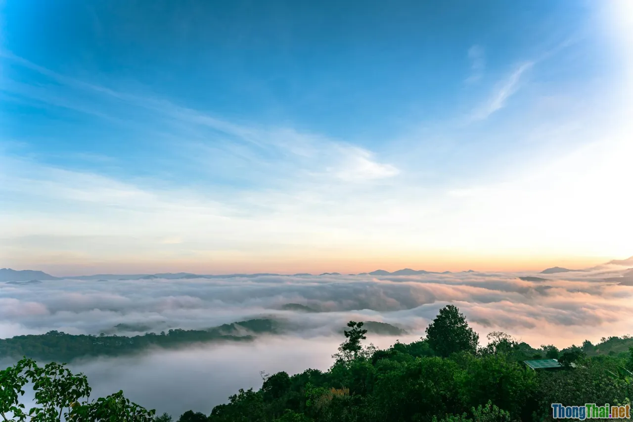 sunrise, cloud hunting, Dalat, hills