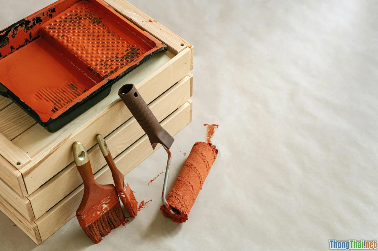 tools comparison, flat brush, foam brush, roller