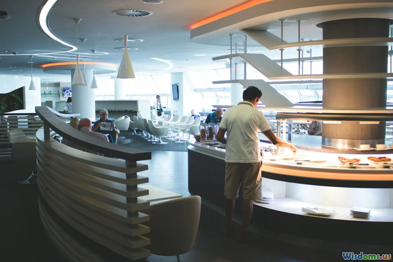 travel hacks, upgrades, lounge, local food
