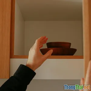 Tủ đựng bát đĩa tự làm không lo mốc ẩm