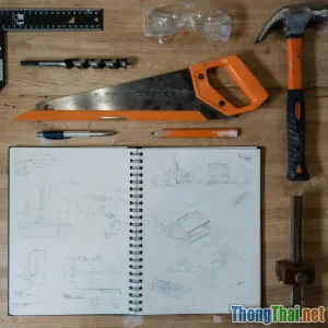 Hướng dẫn làm giá đỡ bút bằng gỗ pallet mini